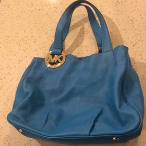 Michael Kors Blue Tote Bag